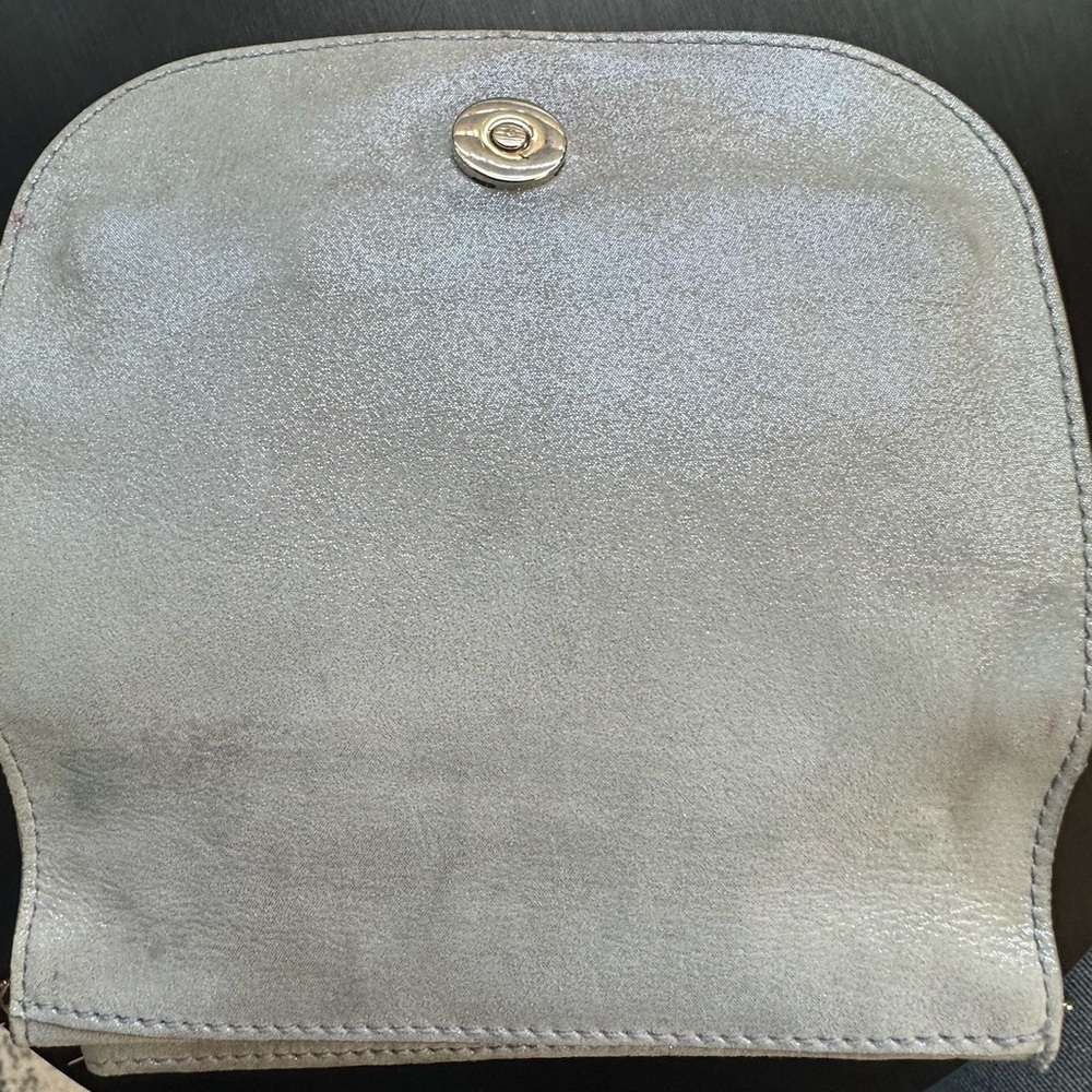 💙 Jimmy Choo Shadow Suede Crossbody Bag - Authentic - Picture 7 of 13